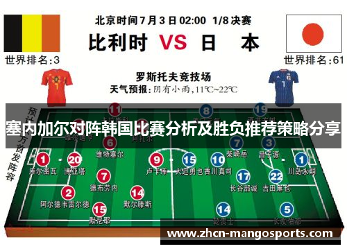塞内加尔对阵韩国比赛分析及胜负推荐策略分享